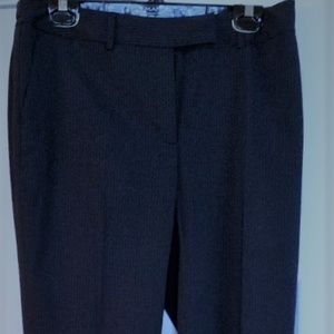 H&M Dark Navy Pinstripe Pants Slacks Trousers